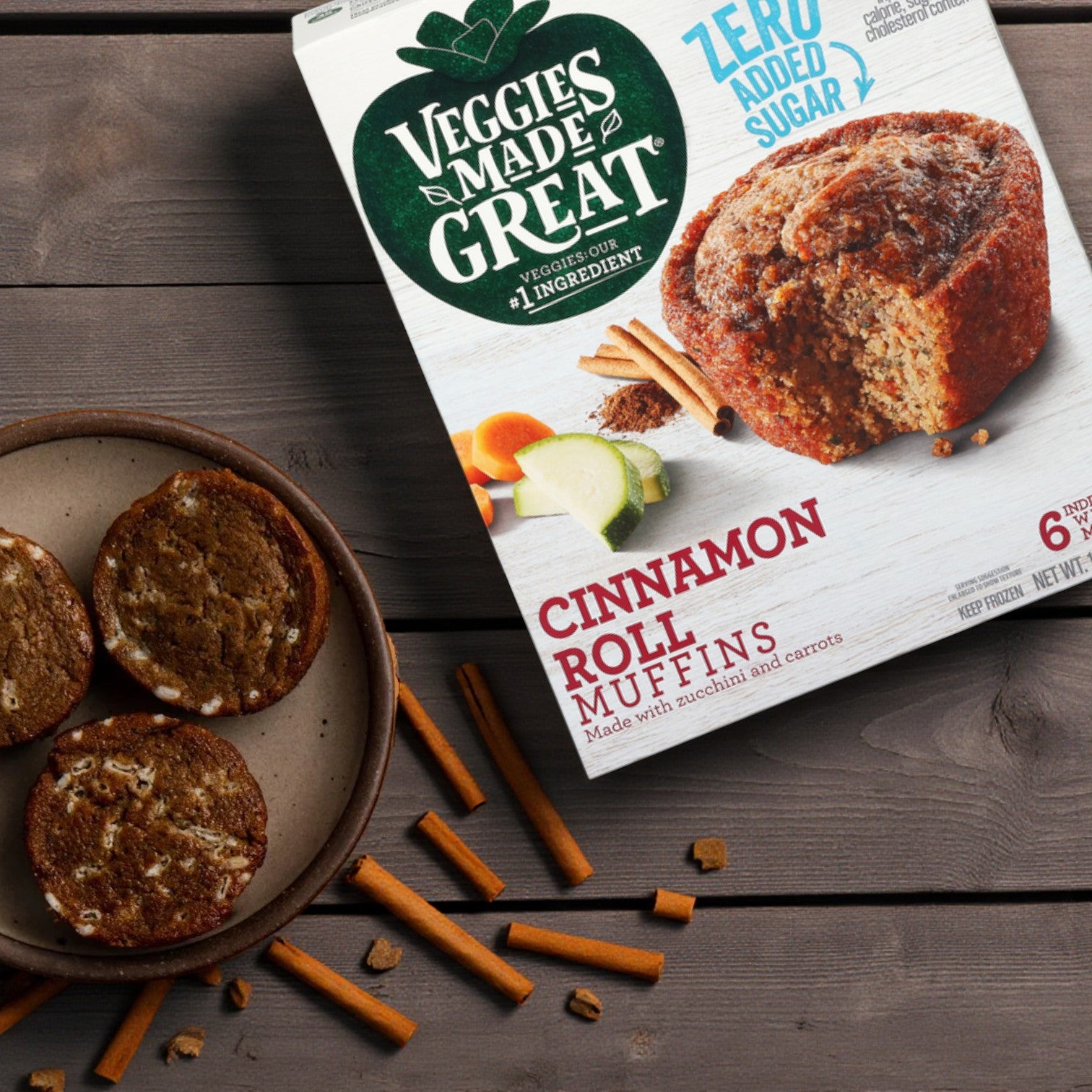 Veggies Made Great Muffin Variety Combo – 4 Packs (6 Count Each)