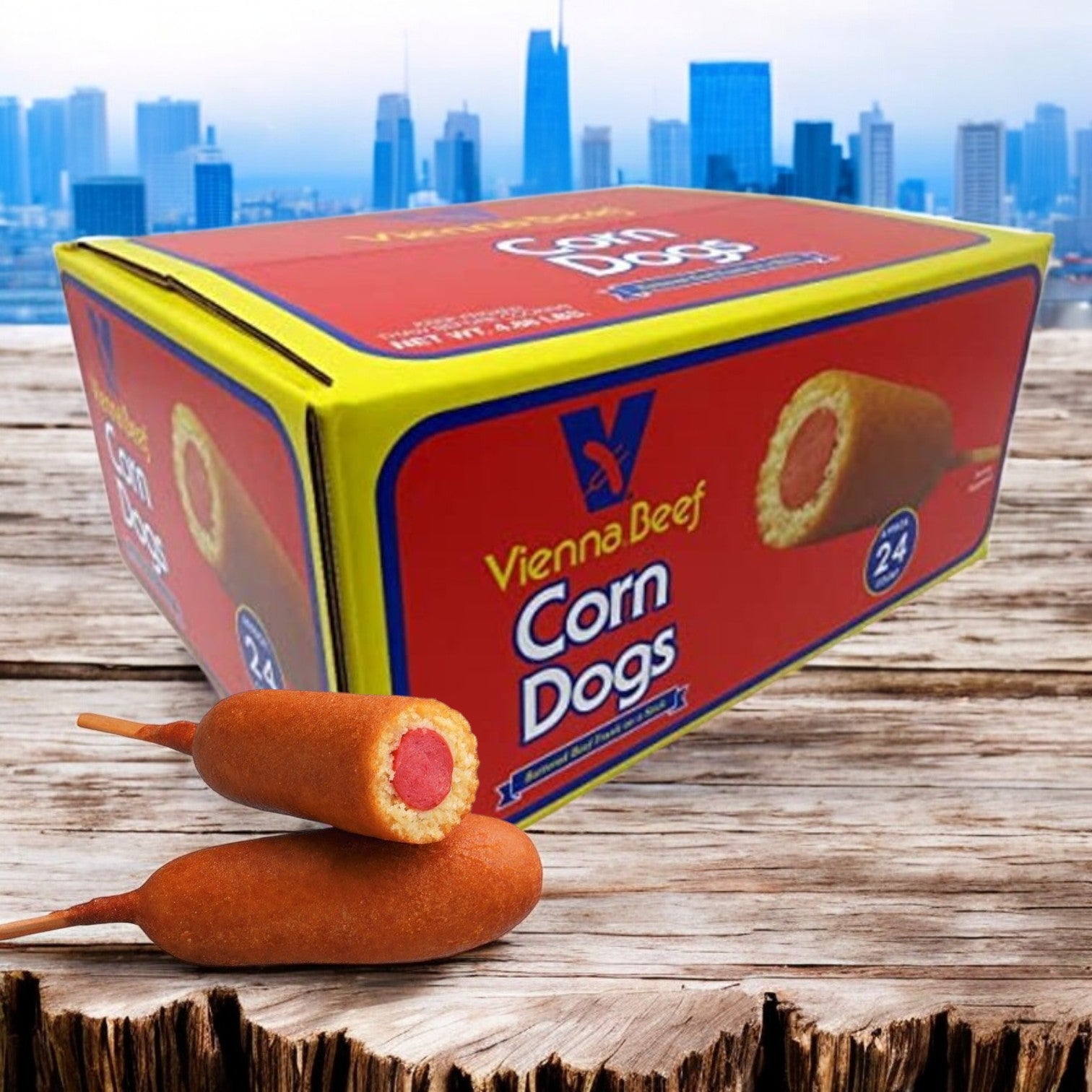 Vienna Beef Corn Dogs 3.25 oz. lbs. 24 count