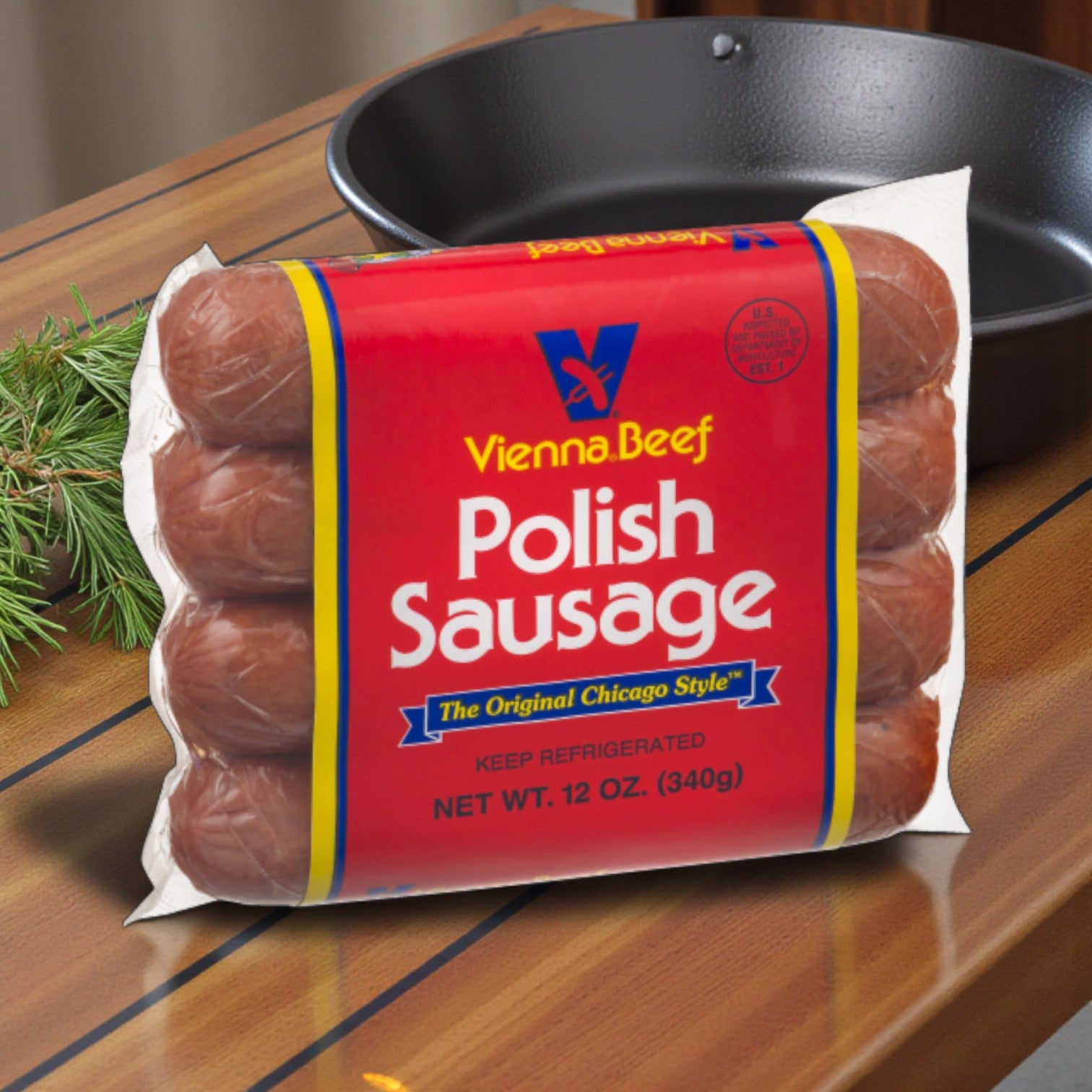 Vienna Beef Polish Sausage-12 oz- 3 Count