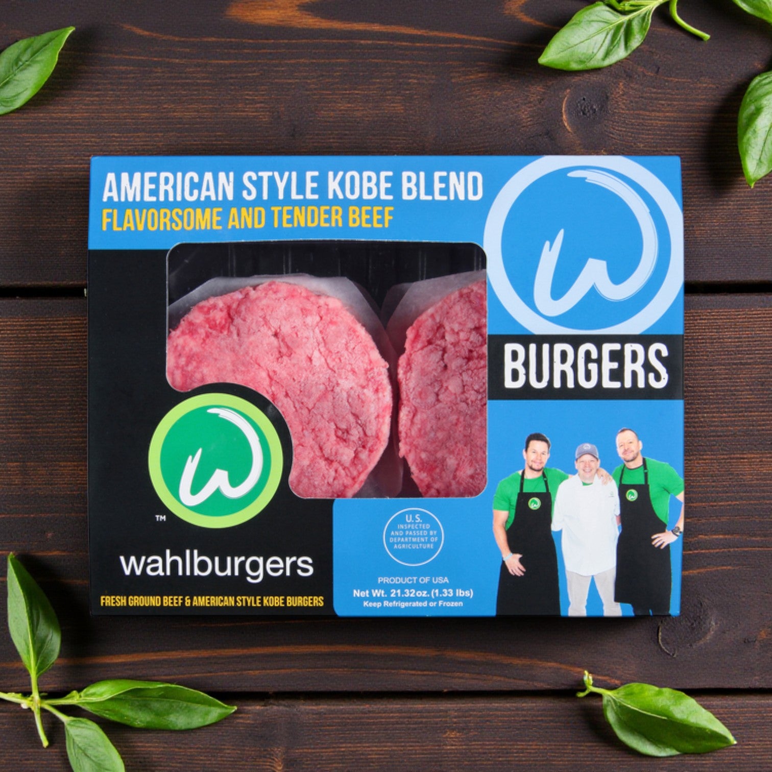 Wahlburgers Burger Duo – American Style Kobe Blend &amp; Famous Gourmet Angus Blend
