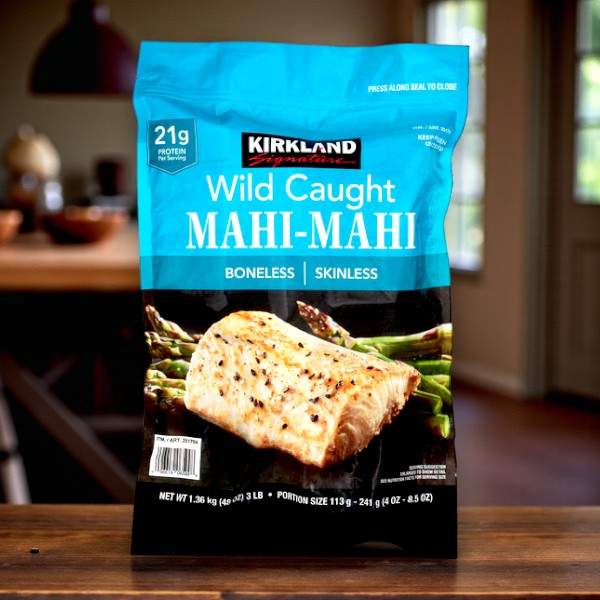 Kirkland Signature Wild Pacific Mahi-Mahi, Boneless & Skinless, 3 lbs