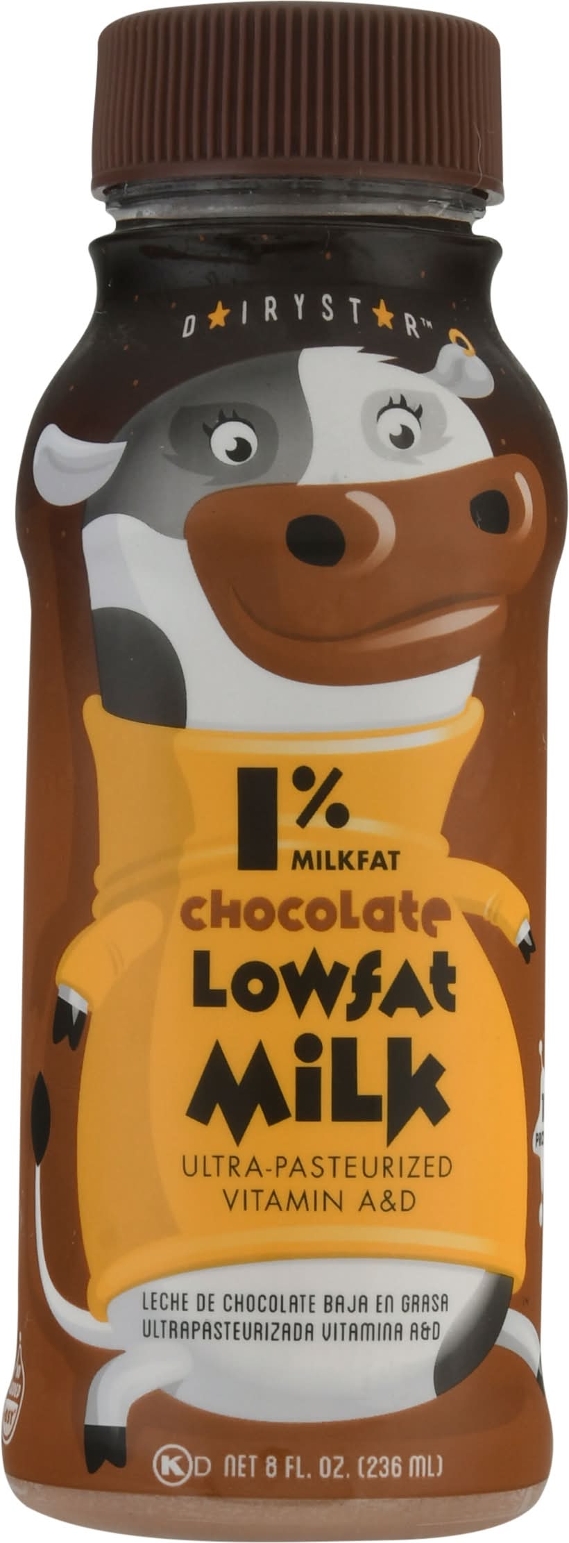 star.milk☆ページ Dairy Star Low Fat 1% Milk – 24 Pack (8 oz Bottles)