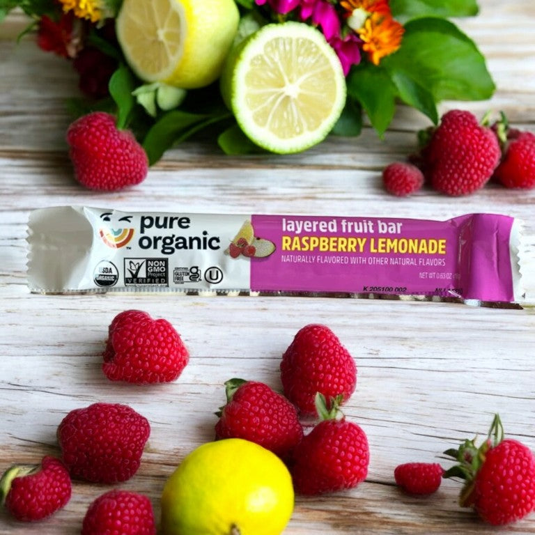 Pure Organic Raspberry Lemonade Layered Fruit Bar, 0.63 oz - 1 Count