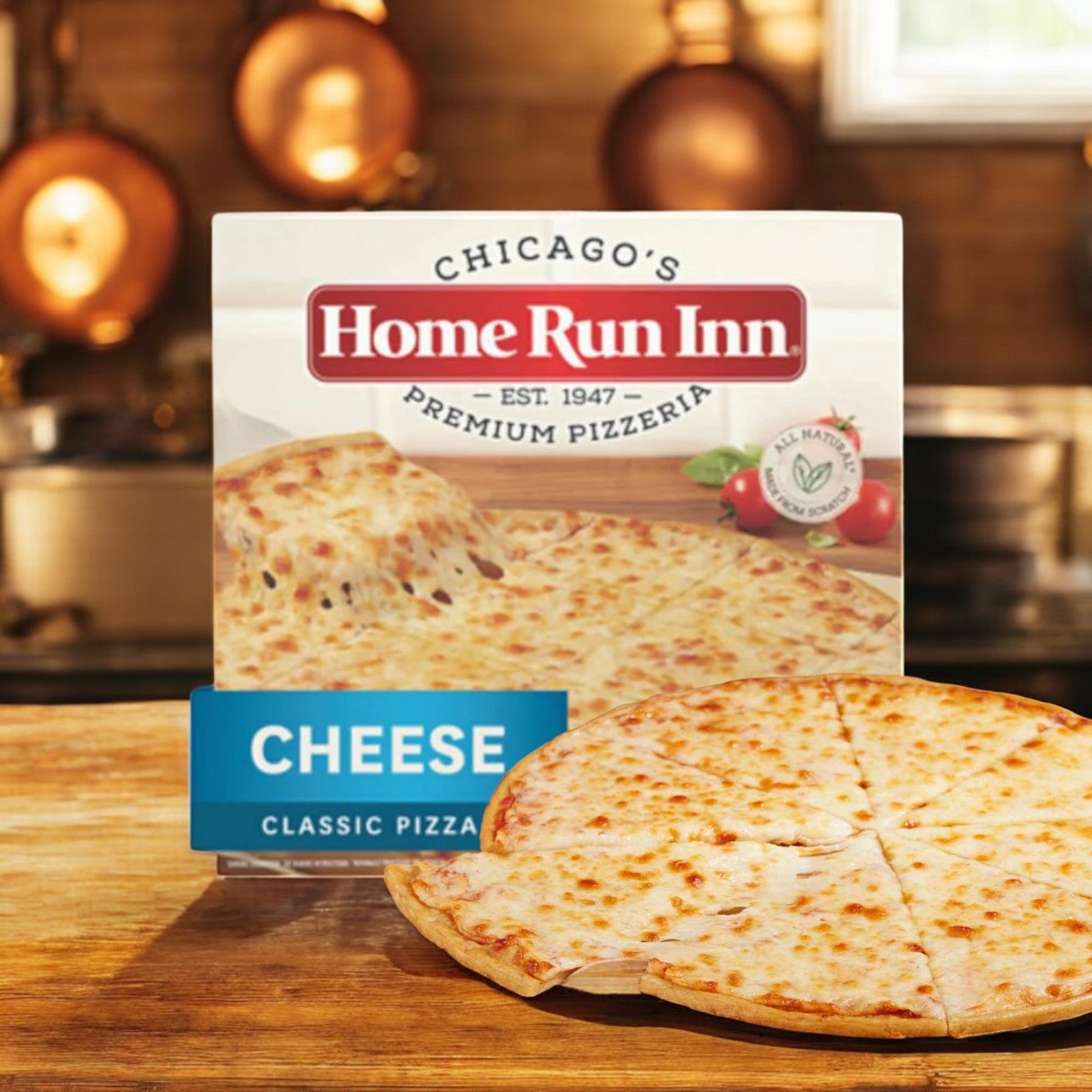 Home Run Inn Family Size Cheese Pizza, 27 oz. - 1 Count