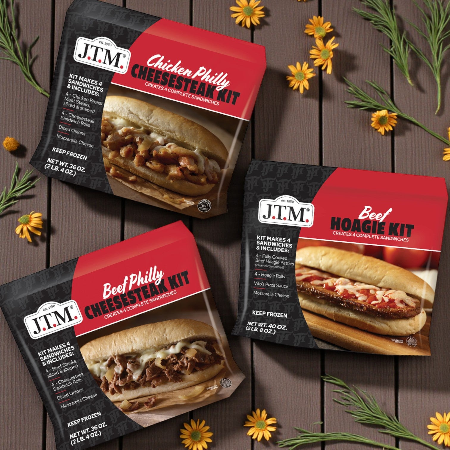 J.T.M. Philly & Hoagie Variety Kit Combo