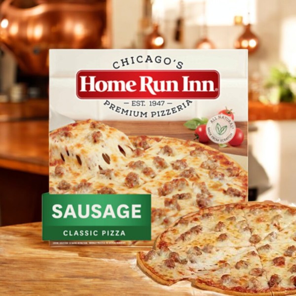 Home Run Inn Family Size Classic Frozen Sausage Pizza, 30 oz. - 1 Count