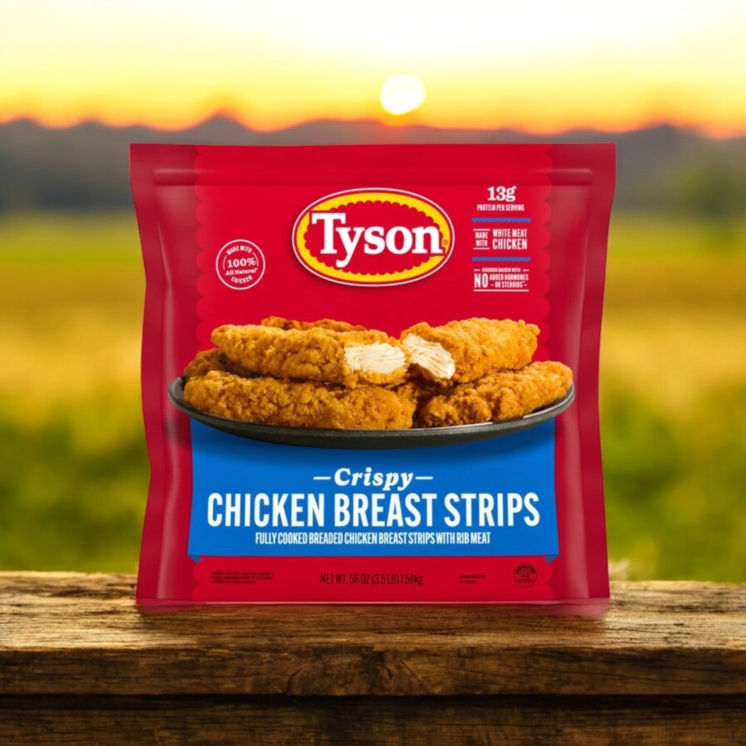 Tyson Fully Cooked Crispy Chicken Strips, 3.5 lbs. - 3 Bag