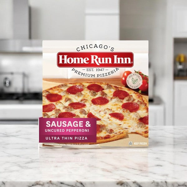 Home Run Inn Family Sausage and Uncured Pepperoni Pizza, 21.5 Oz- 1 Count