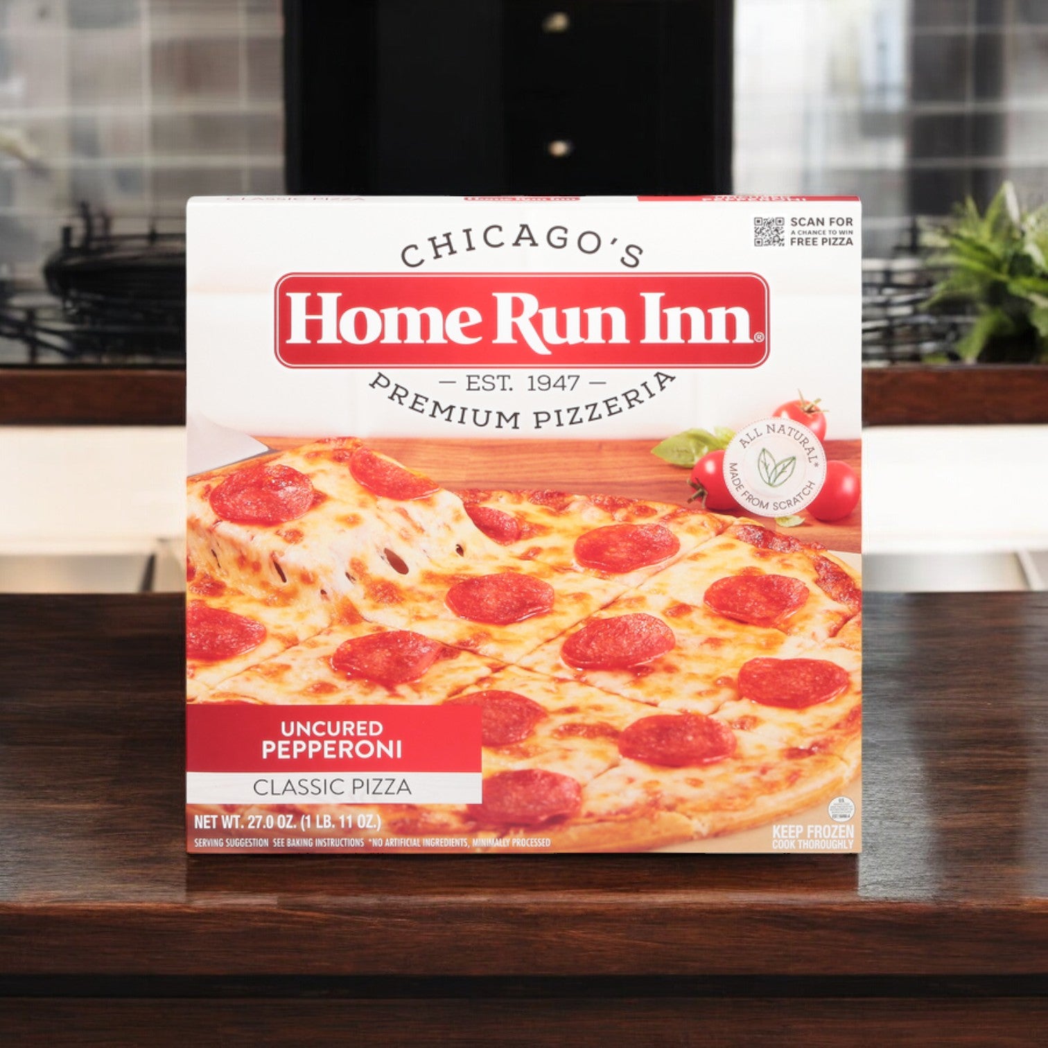 Home Run Inn Classic Pizza, Uncured Pepperoni, 27 oz. - 1 Count