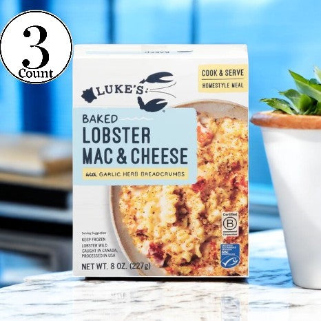 Luke's Organic Baked Lobster Mac & Cheese- 3 Count