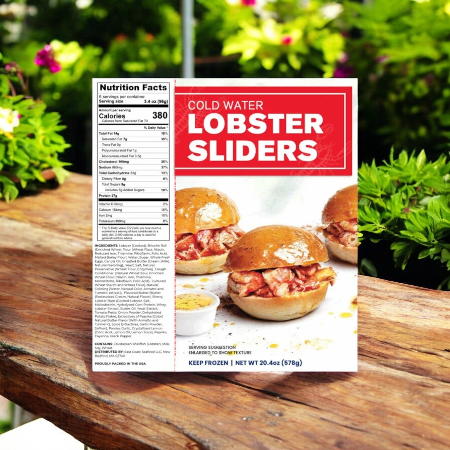 East Coast Seafood Lobster Sliders, 6-count, 20.4 oz