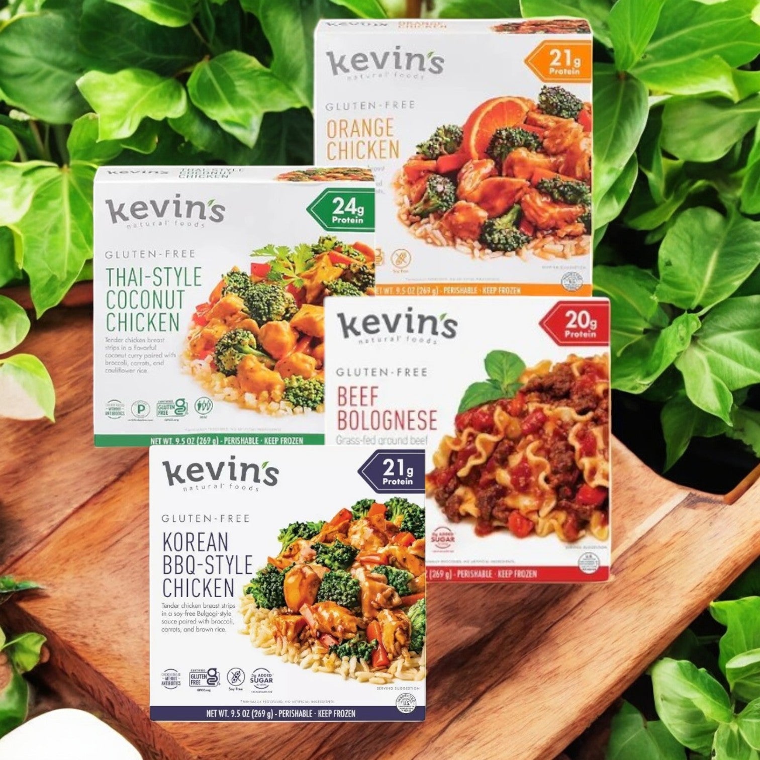 Kevin's 4 Pack Combo - Gluten-Free Gourmet Meals, 9.5 oz Each