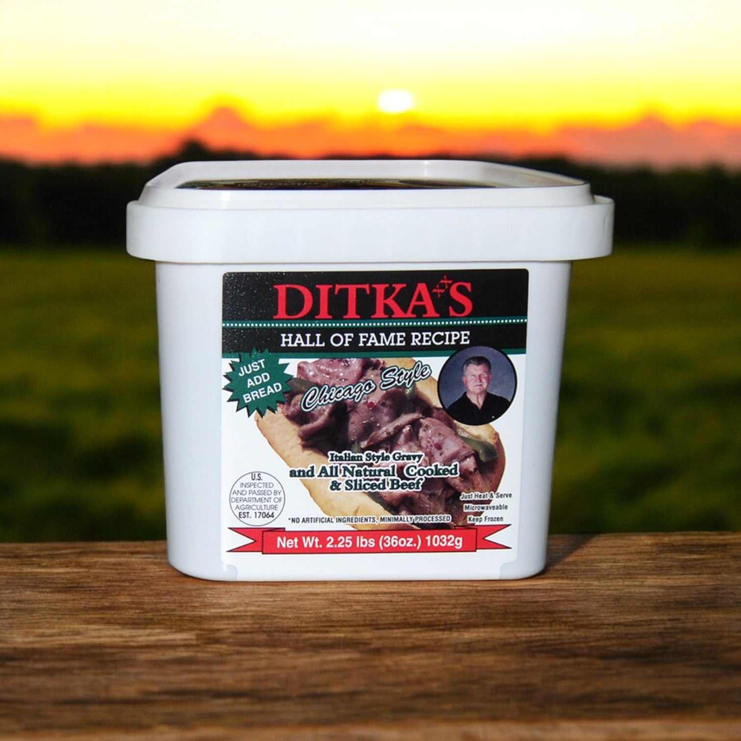 Ditka's Italian Beef, Chicago Style (2.25 lb.)- 3 Count- Free Shipping!