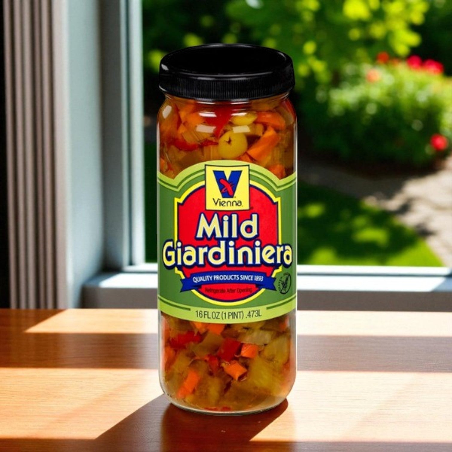 Vienna Beef Italian Style Gravy and Sliced Beef, 36 oz. with Mild Giardiniera 16 oz.