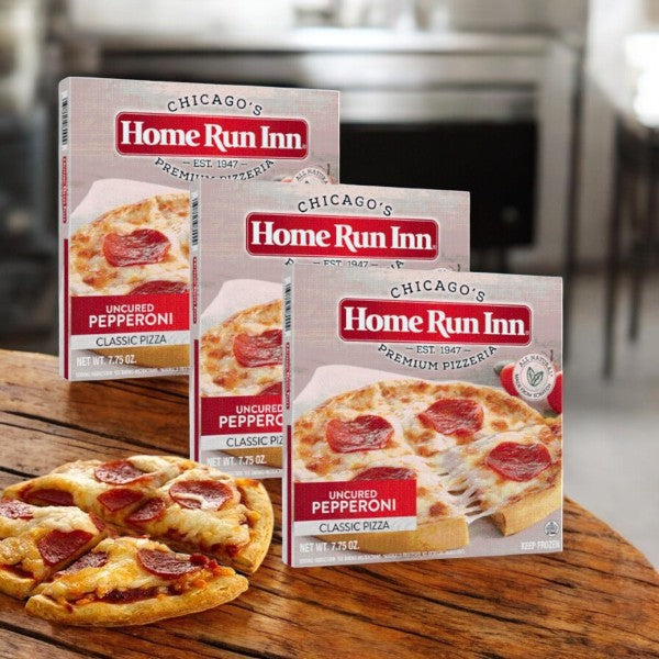 Home Run Inn Classic Crust Min Frozen Pizza Uncured Pepperoni, 7.75 oz. - 3 Count