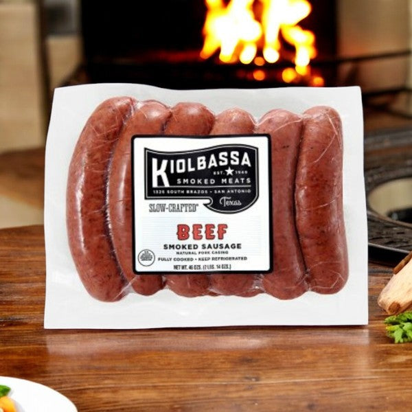 Kiolbassa Provision Co Beef Smoked Sausage- 1 Count