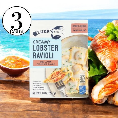 Luke's Creamy Lobster Ravioli- 3 Count