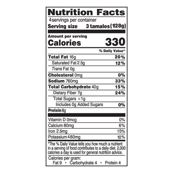 Texas Tamale Company Black Bean Tamales – 12 Count