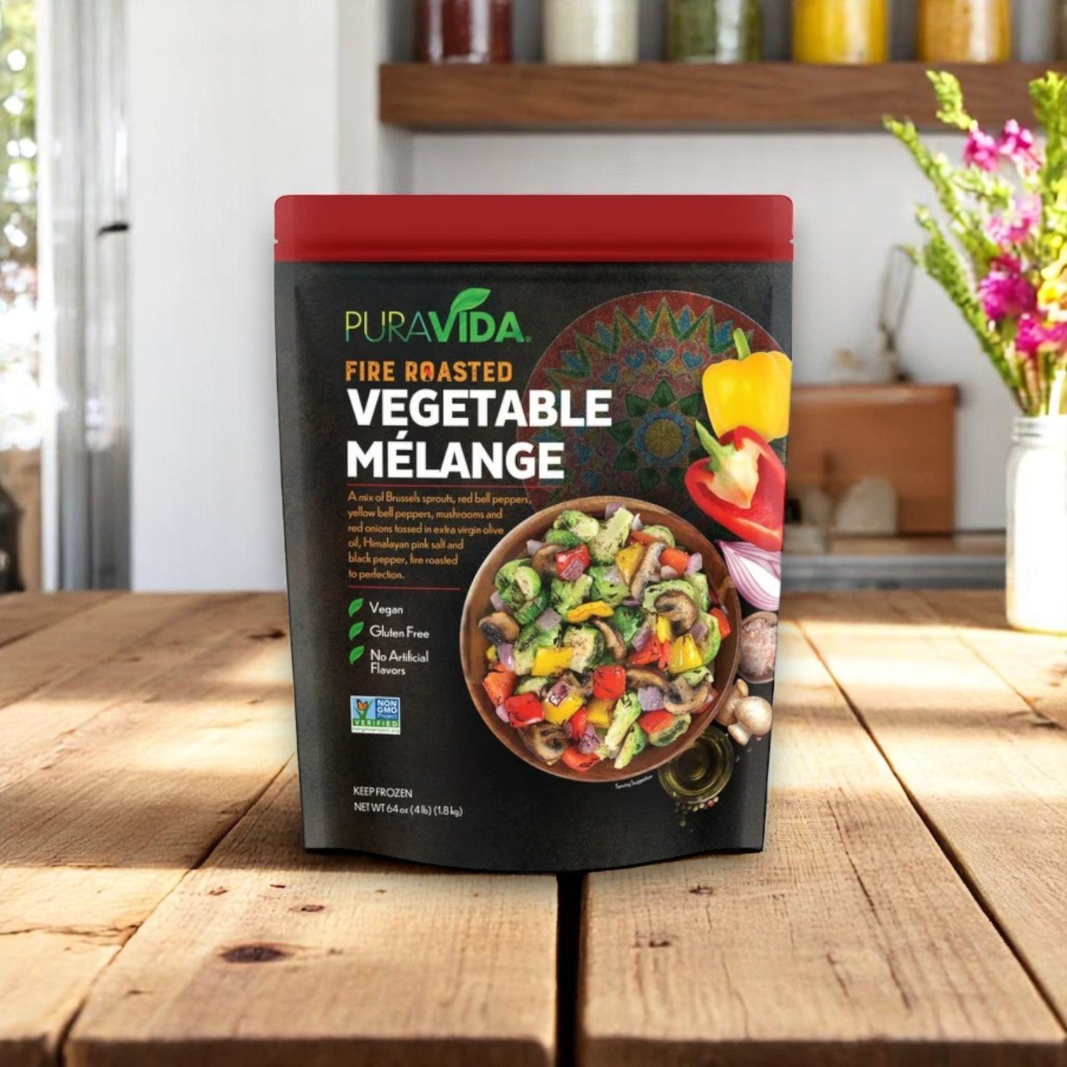 PuraVida Fire-Roasted Vegetable Mélange – 3 Pack (64 oz Each)