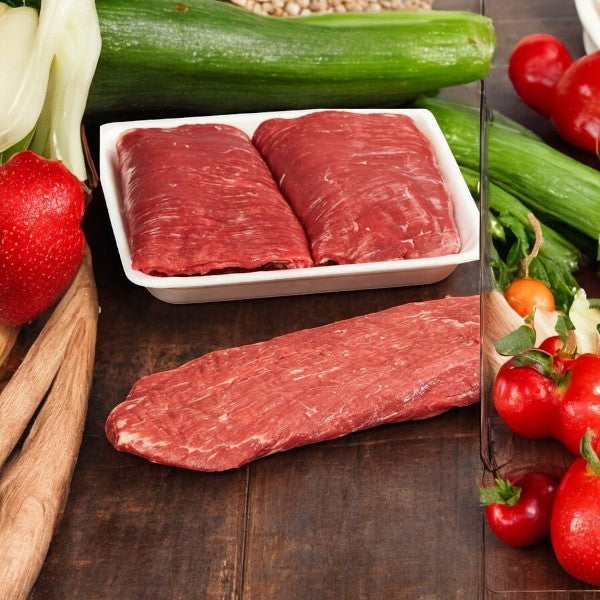 Kirkland Signature USDA Choice Beef Flank Steak- 1 Count- 2 Steaks-  About 5.5 Ibs Per Case