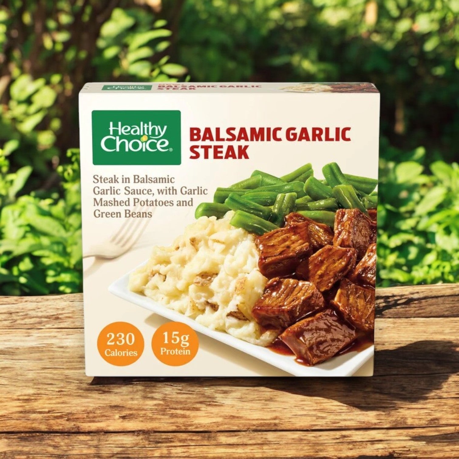 Healthy Choice Balsamic Garlic Steak, Frozen Meal – 11 oz- 3 Count