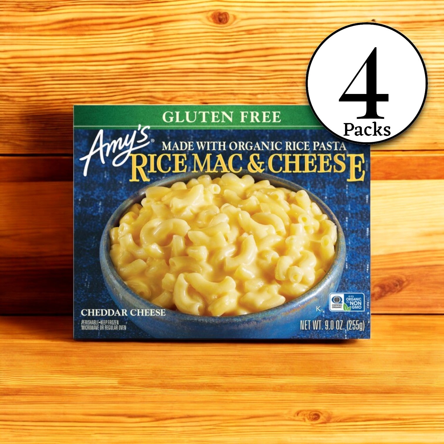 Amy's Kitchen Gluten Free Rice Mac & Cheese, 9 oz. -4 Count