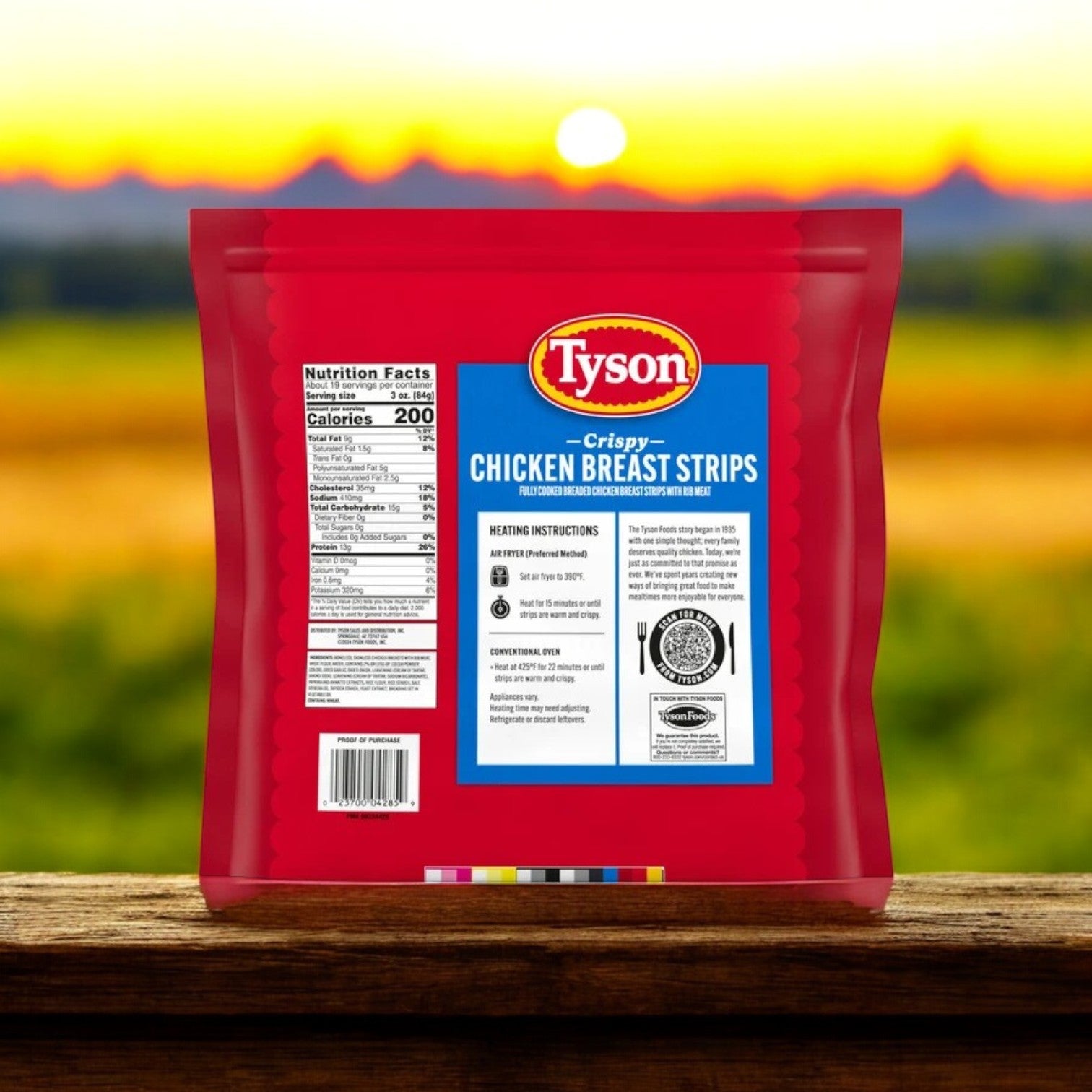 Tyson Fully Cooked Crispy Chicken Strips, 3.5 lbs. - 3 Bag