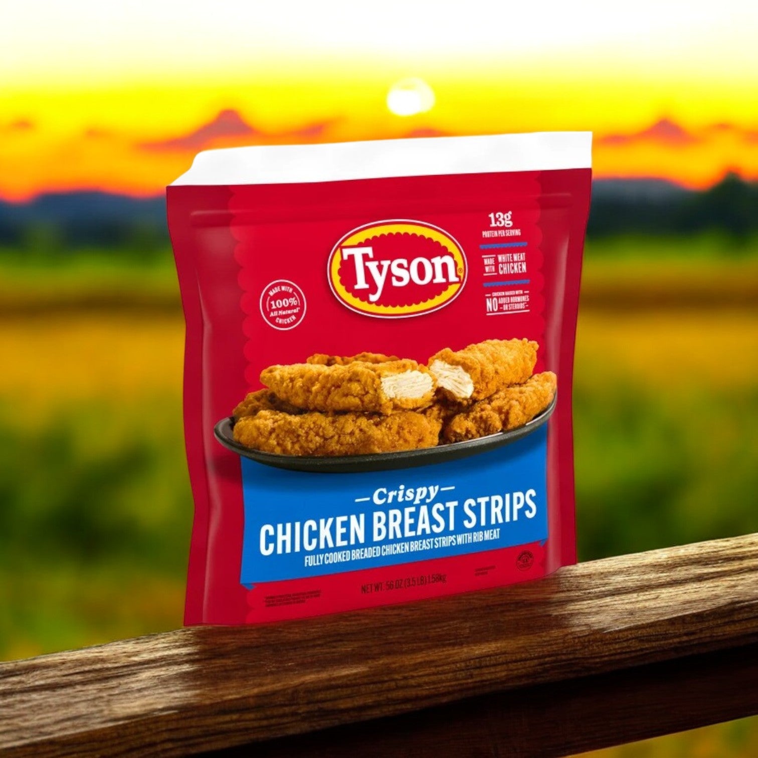 Tyson Fully Cooked Crispy Chicken Strips, 3.5 lbs. - 3 Bag