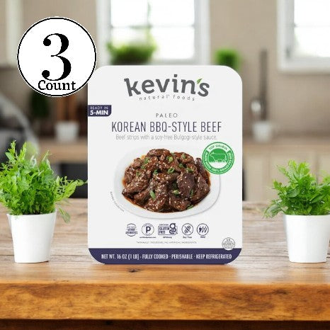 Kevin's Paleo Korean BBQ-Style Beef- 3 Count