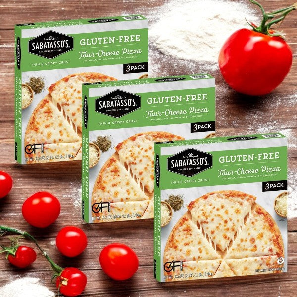 Sabatasso's Four Cheese Pizza, 3-pack , 3 Count