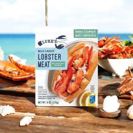 Luke's Lobster Wild-Caught Lobster Meat with Luke's Secret Seasoning- 1 Count- 8 oz