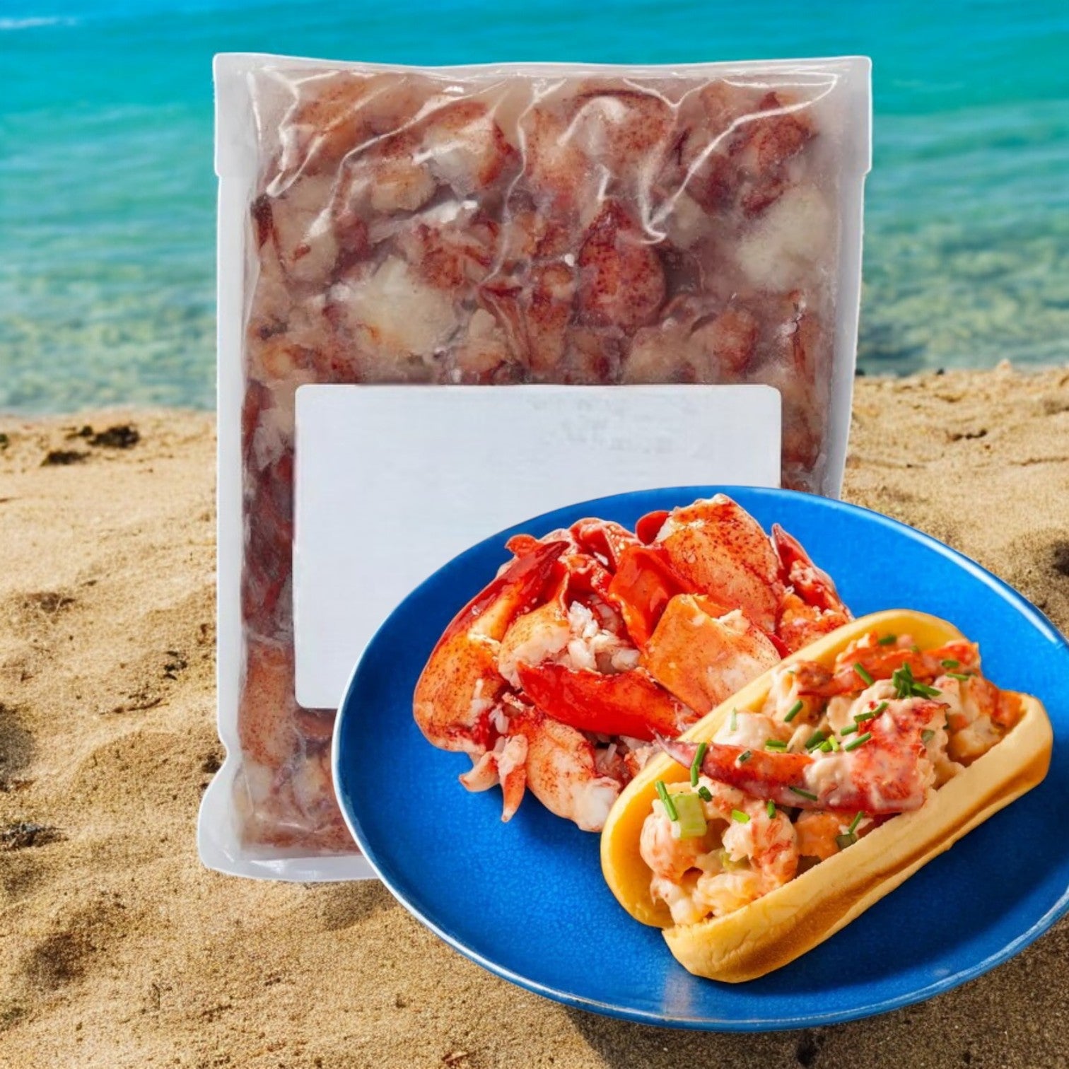 Maine Lobster Meat Claw and Knuckle-4 Pound, GREAT PRICE at $57 PER POUND and Free Shipping!