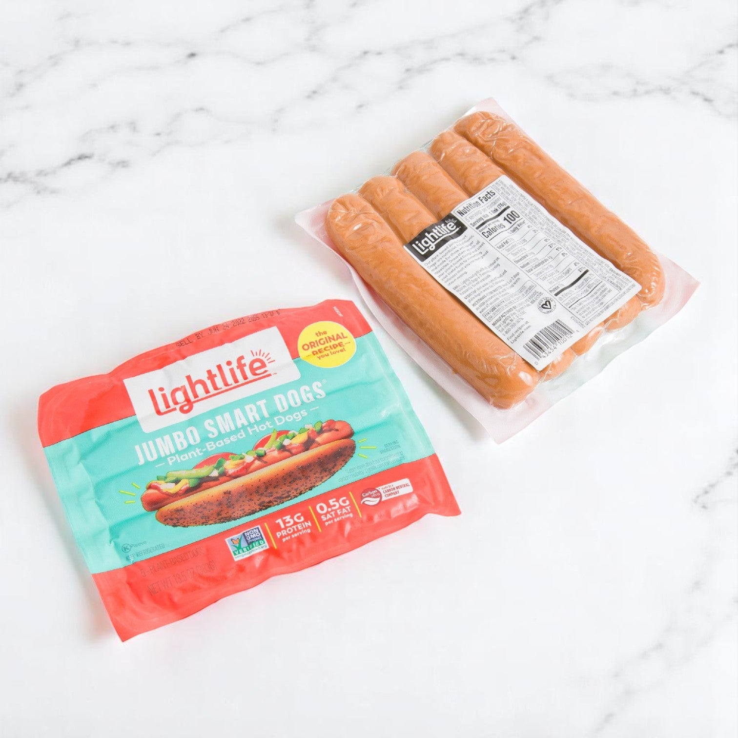 Lightlife Jumbo Vegetable Frankfurters Plant-Based | 12 Packs | 13.5 o Lightlife Jumbo Vegetable Frankfurters Plant-Based | 12 Packs | 13.5 o