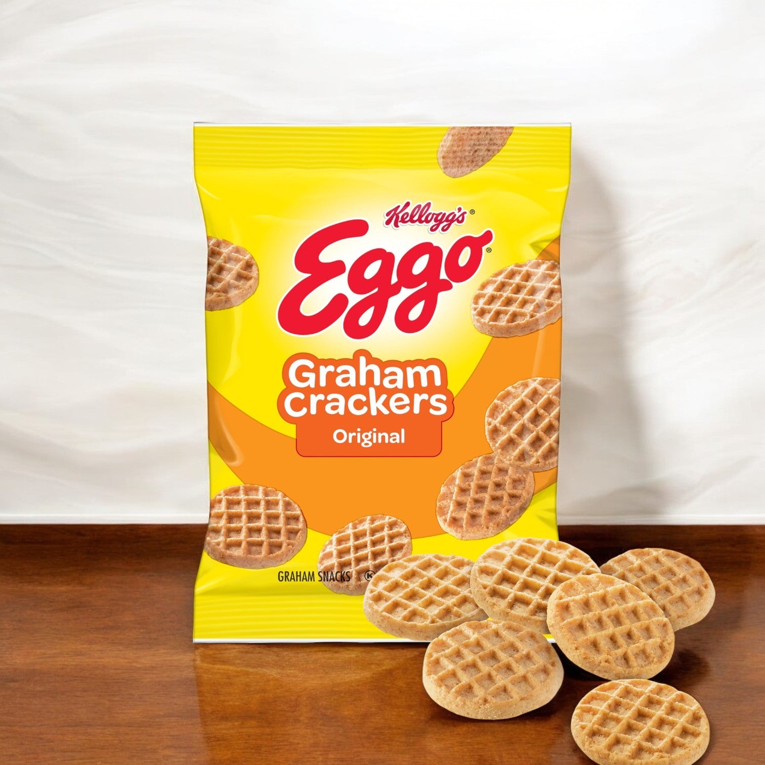 Kellogg's, Cracker Graham Eggo Waffle's - 1 Case, 100 Count