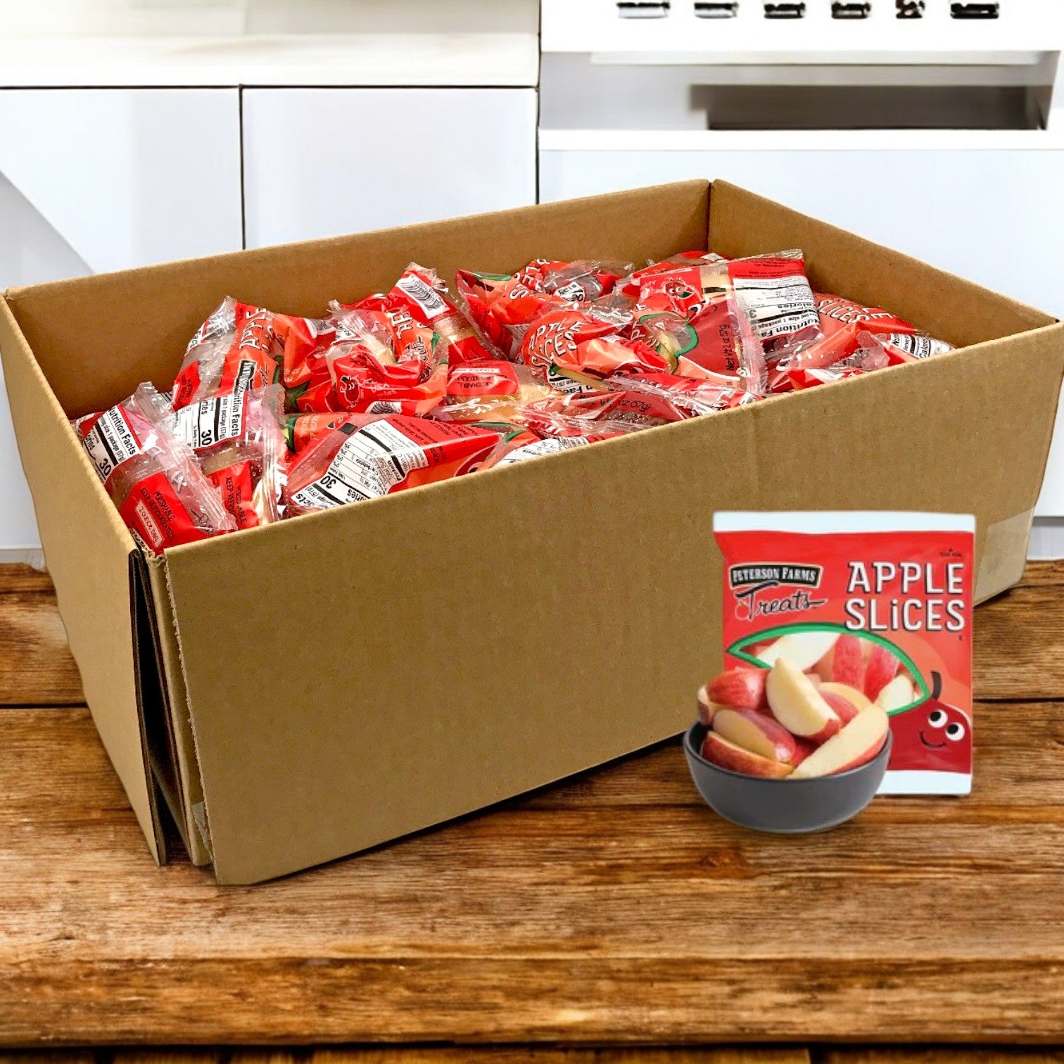 Fresh Sliced Apple Packs for Convenient Snacking, 2 oz. -1 Cases- Bulk 100