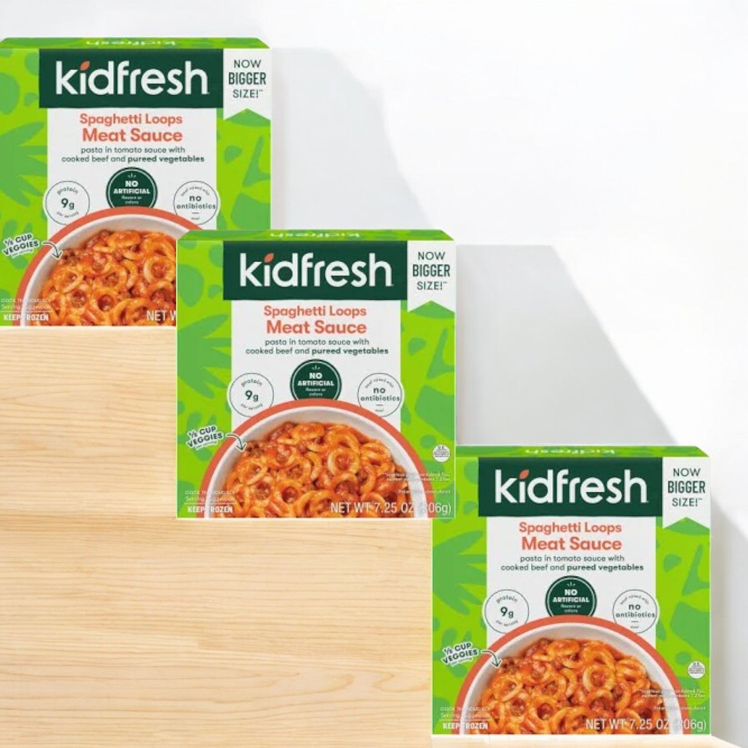 KidFresh Frozen Spaghetti Loops With Meat Sauce-3 Count