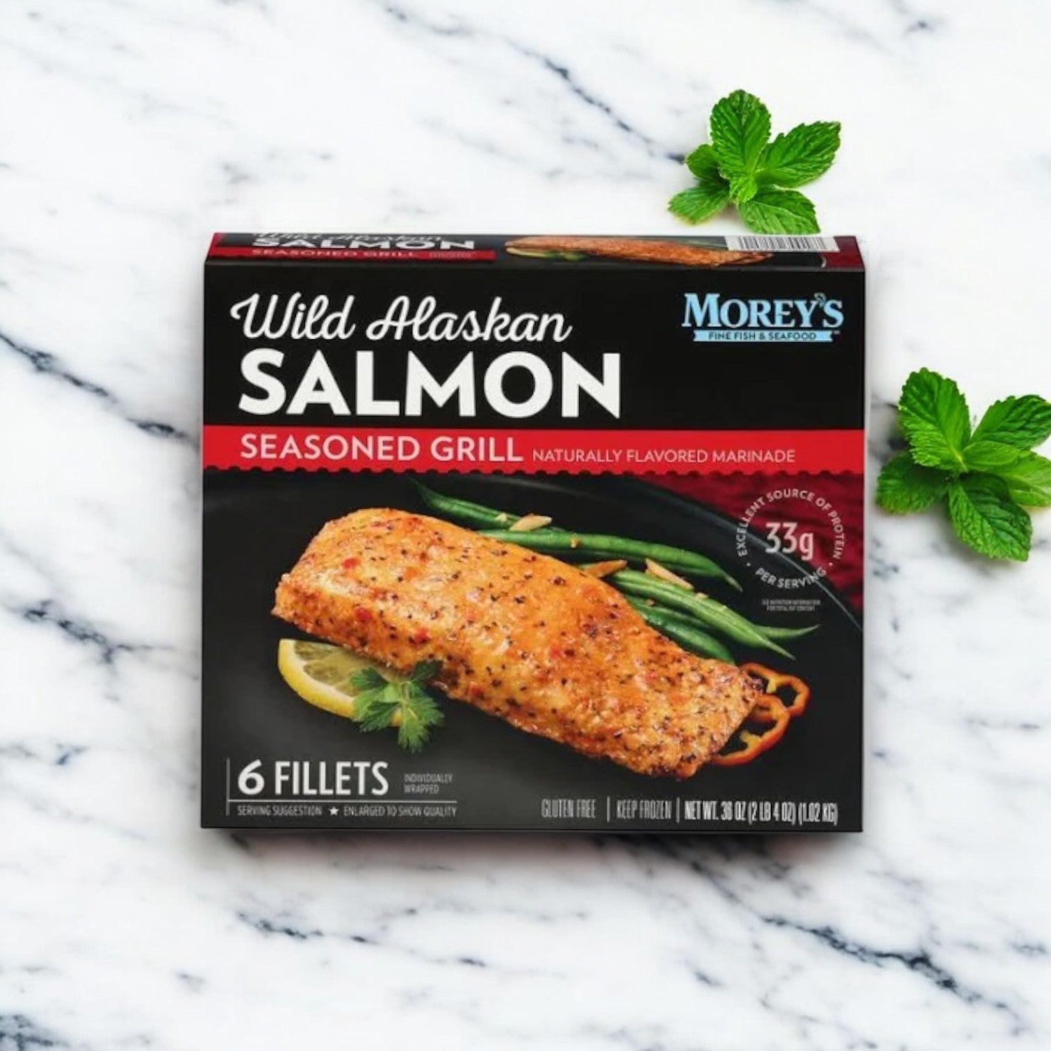 Morey's Marinated Wild Alaskan Salmon, 6 ct