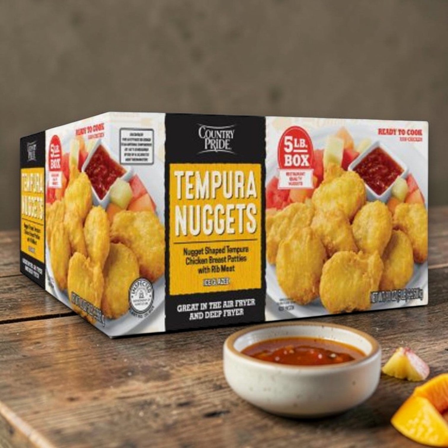 Country Pride Tempura Chicken Nuggets – Crispy Family Size (80 oz)