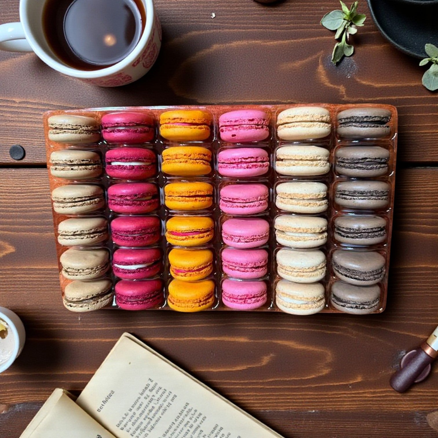 Sublime Desserts Frozen Assorted Macarons – 36 Count (3 Packs)