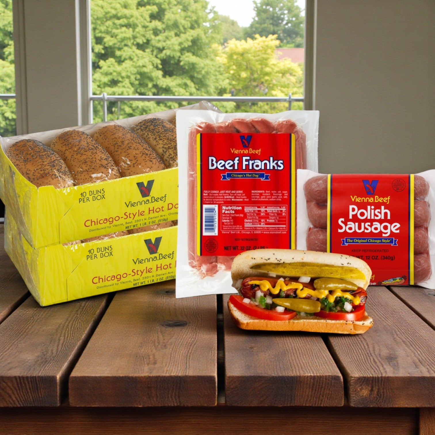 Vienna Beef Hot Dog & Polish Sausage Combo