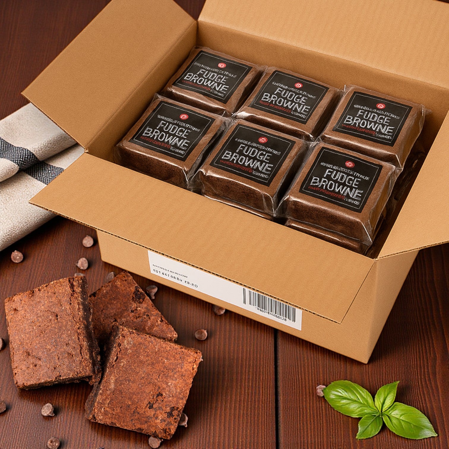 OMG It's Gluten Free, Brownie Fudge Gluten Free- 1 Case, 24 Pack