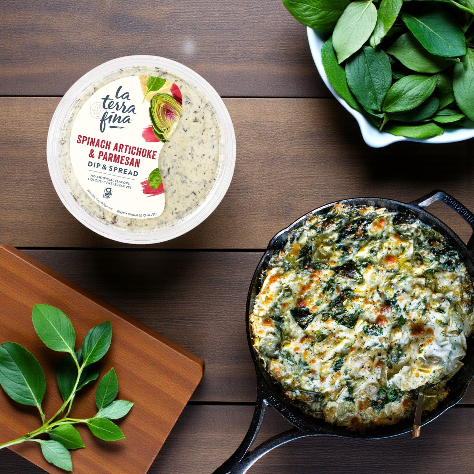 La Terra Fina Spinach, Artichoke & Parmesan Dip – 31 oz
