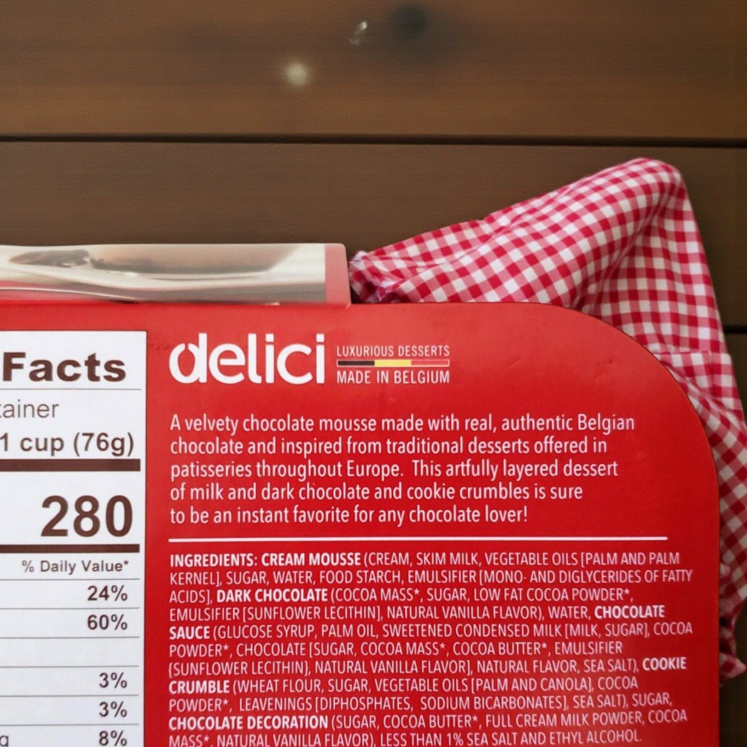 Delici Chocolate Mousse – 6 Count