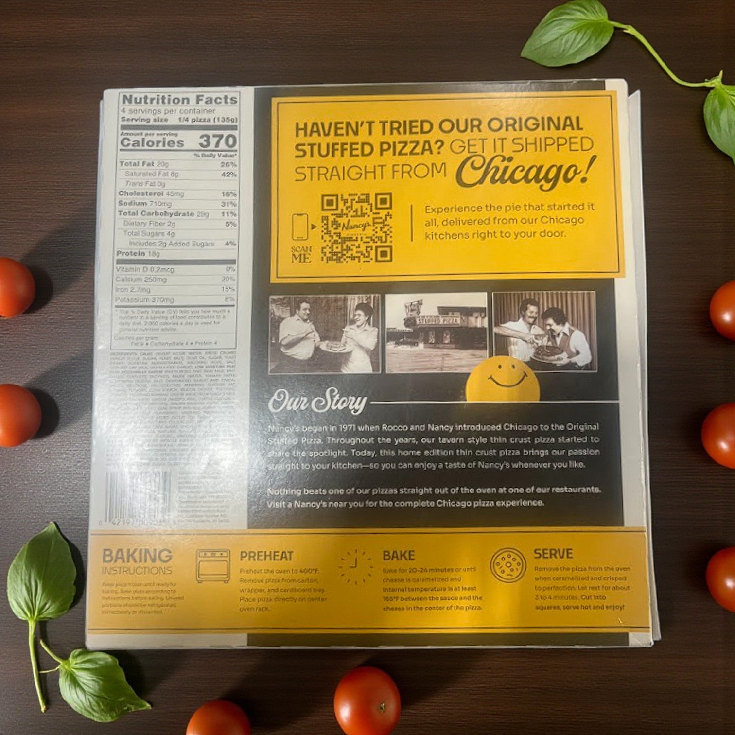 Nancy’s Pizza- Home Edition Chicago Style Thin Crust Lot A Meat Pizza – 19.11 oz