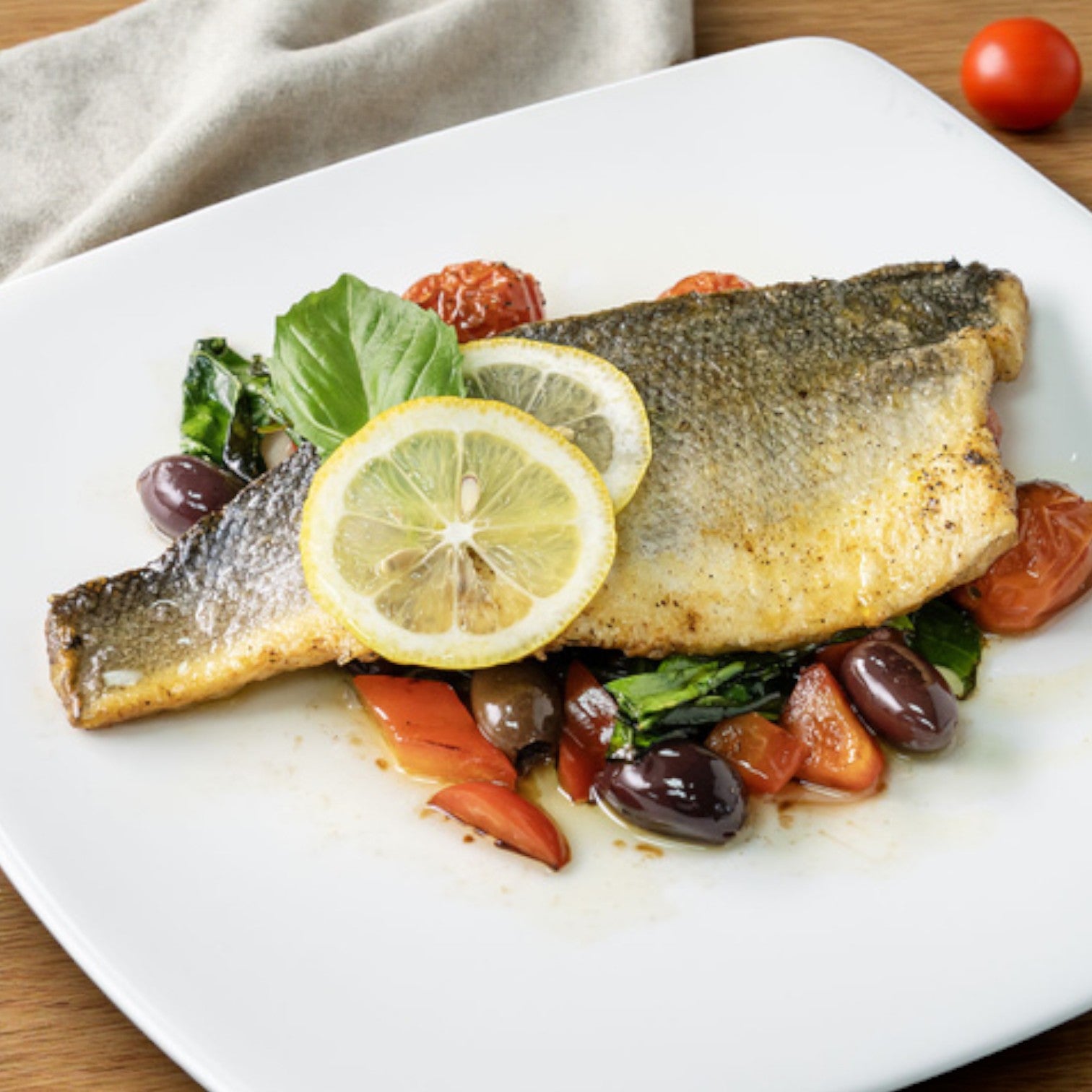 Branzino, Fillet (Pin Bone Out) 5-7 Ounces Each- IQF- 10 Pounds-Portico Classic Seafood
