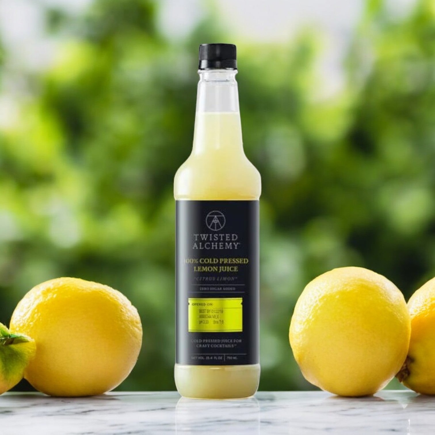 Twisted Alchemy, 6 Bottles, 100% Eureka Lemon Juice Fresh Cold Pressed