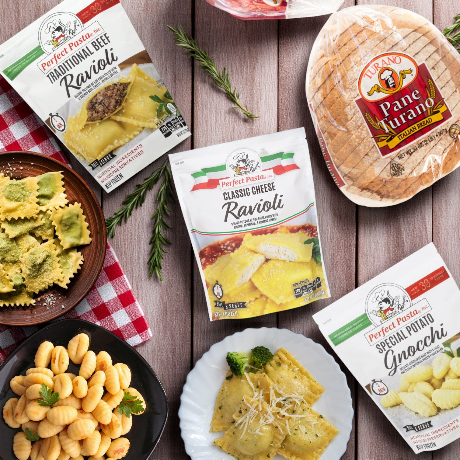 Perfect Pasta & Turano Italian Bread Combo!