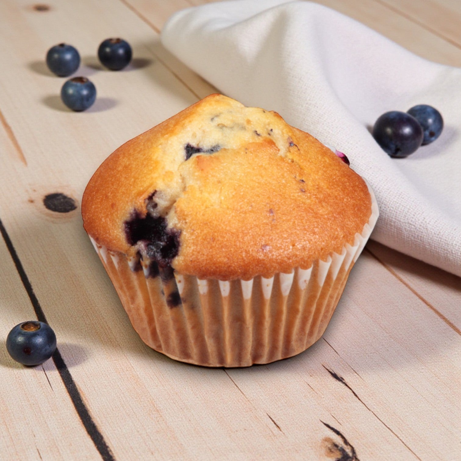 Chef Pierre Whole Grain Blueberry Muffins – 24 Count / 4 oz Each