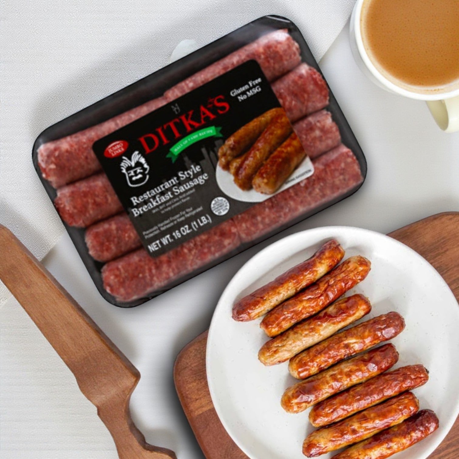 Walker Brothers Apple Pancake and Ditka's Sausage Breakfast Combo!!