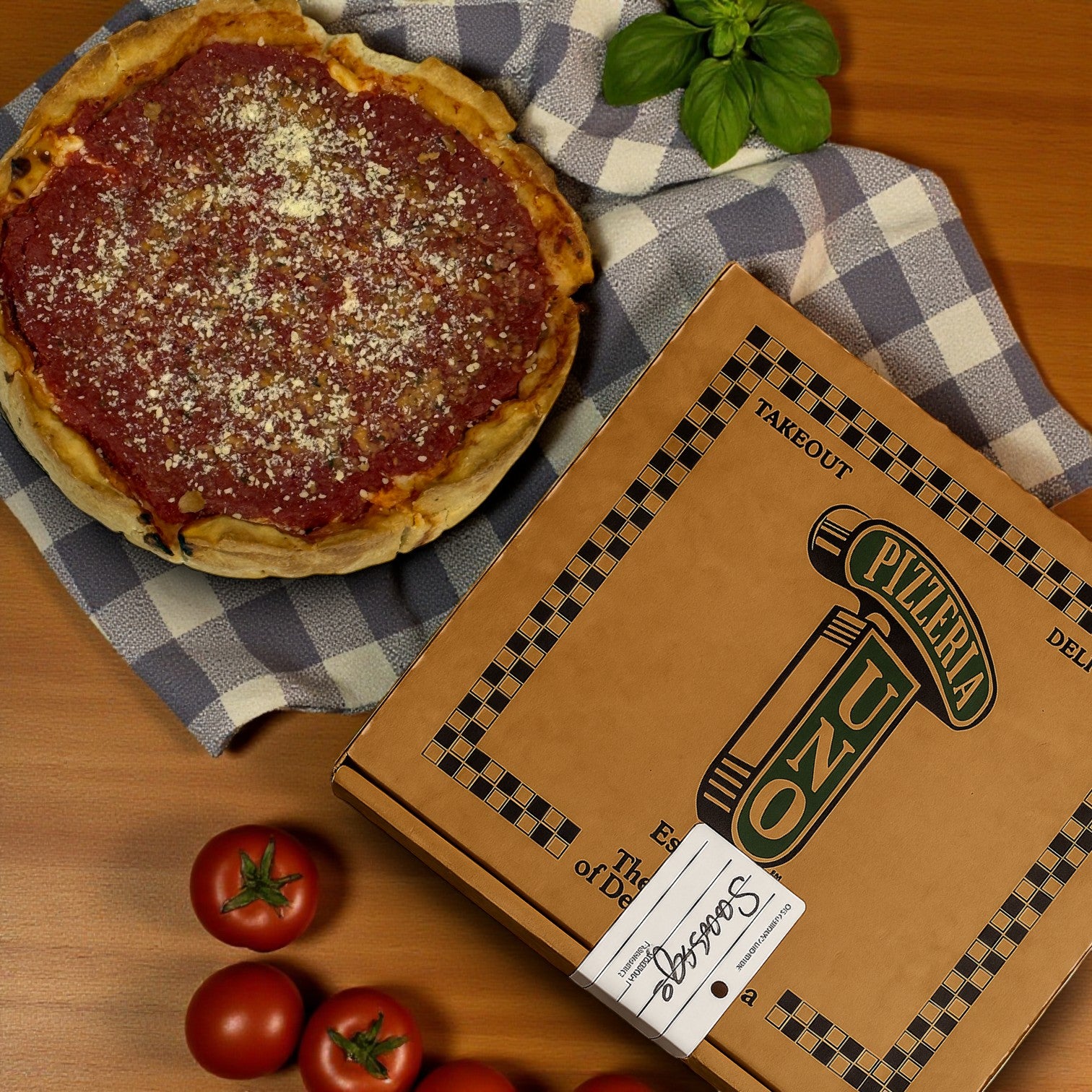 Pizzeria Uno - Chicago Style Deep Dish Classic Sausage Pizza, 9 Inch (